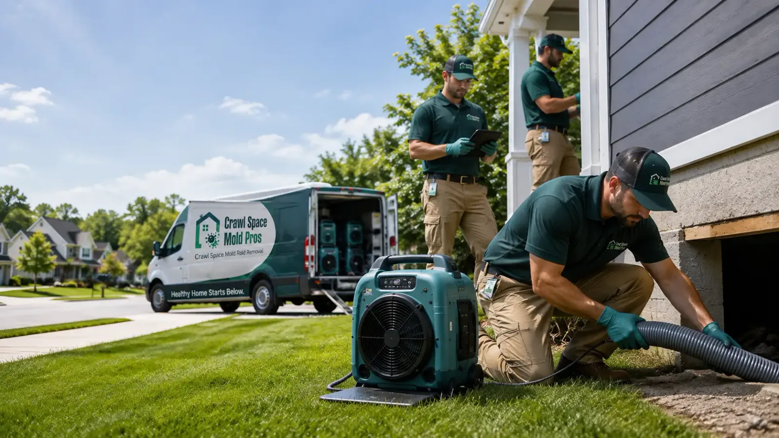 Crawl Space Mold Removal in Hancock, MI